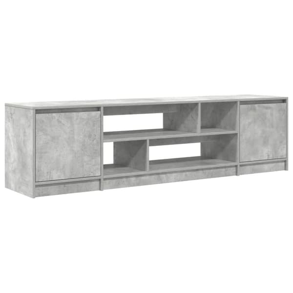 vidaXL TV-benk betonggrå 188,5x41x50 cm konstruert tre