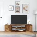 Miniatyrbilde 4 av 11: vidaXL TV-benk gammelt tre 188,5x41x50 cm konstruert tre