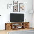 Miniatyrbilde 2 av 11: vidaXL TV-benk gammelt tre 188,5x41x50 cm konstruert tre