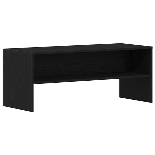 vidaXL TV-bänk svart ek 100x40x40 cm konstruerat trä