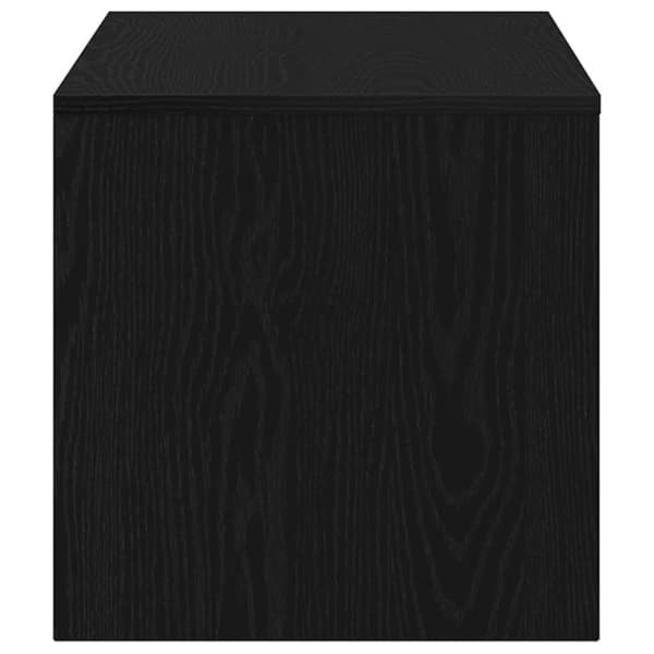 vidaXL TV-bänk svart ek 100x40x40 cm konstruerat trä