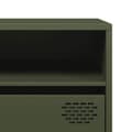 Miniatyrbilde 11 av 11: vidaXL TV-benk olivengrønn 202x39x43,5 cm kaldvalset stål
