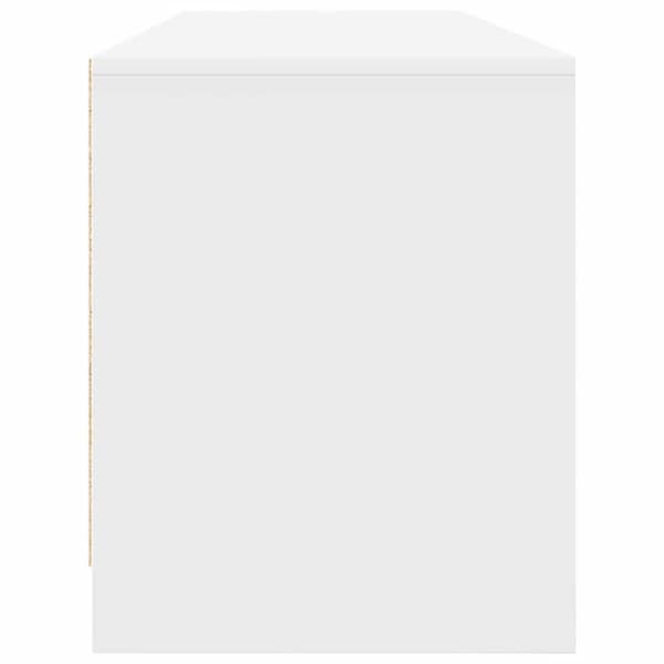 vidaXL TV-bänk vit 188,5x41x50 cm konstruerat trä