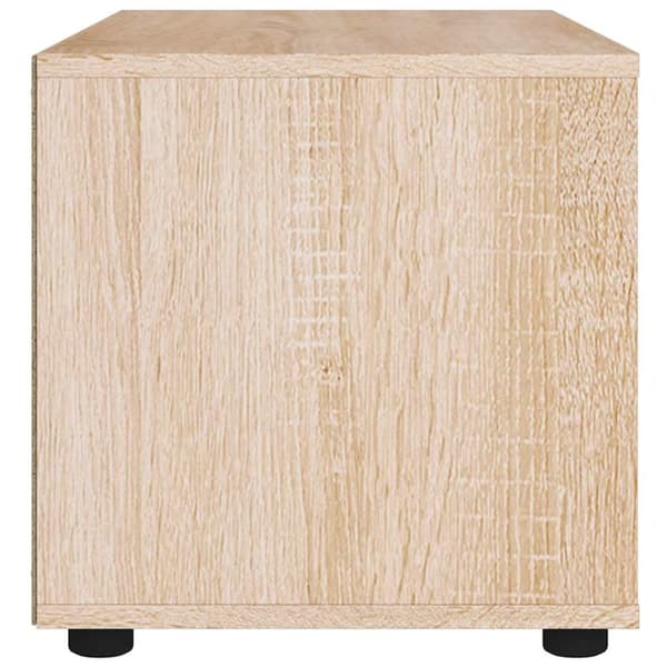vidaXL tV-bord VISNES 60x40x38 cm konstrueret træ sonoma-eg