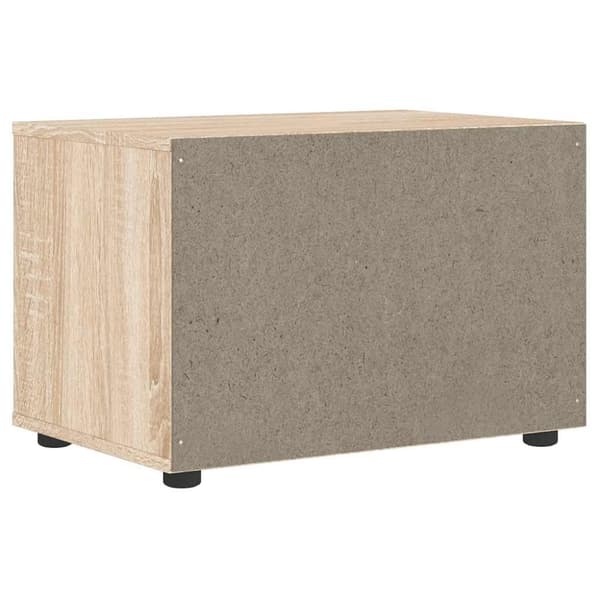 vidaXL tV-bord VISNES 60x40x38 cm konstrueret træ sonoma-eg