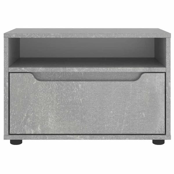 vidaXL TV-kaappi VISNES Betoninharmaa 60x40x38 cm tekninen puu