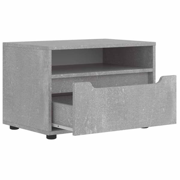 vidaXL TV-kaappi VISNES Betoninharmaa 60x40x38 cm tekninen puu