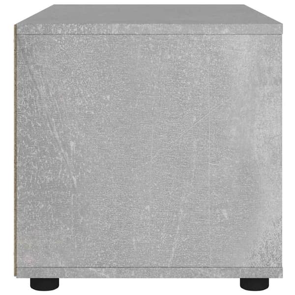 vidaXL TV-kaappi VISNES Betoninharmaa 60x40x38 cm tekninen puu