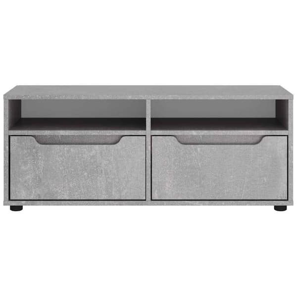 vidaXL TV-bänk VISNES betonggrå 100x40x38 cm konstruerat trä