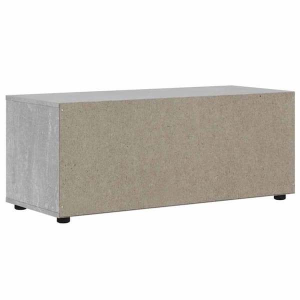 vidaXL TV-bänk VISNES betonggrå 100x40x38 cm konstruerat trä