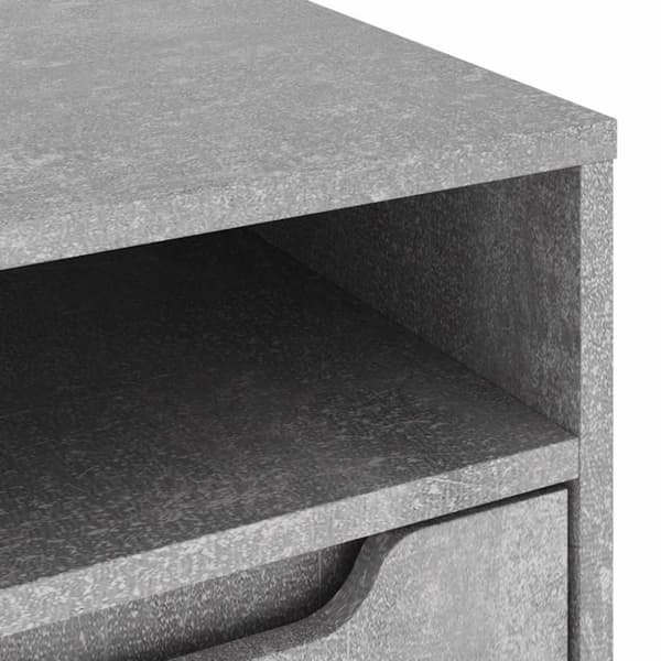 vidaXL TV-bänk VISNES betonggrå 100x40x38 cm konstruerat trä