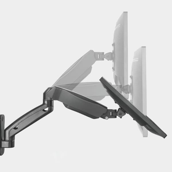 Stödvägg för Maclean-monitor, 17-32'', max 9 kg, mekanisk fjäder, MC-979