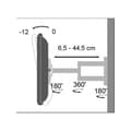 Miniatyrbild 4 av 4: Lutande väggfäste -12°- Rotation 2 x180°