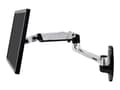 Miniatyrbild 3 av 6: Skärm stöd - Ergotron - LX Väggmonterad LCD Arm - Polerat aluminium - Justerbar höjd 330 mm - Svart
