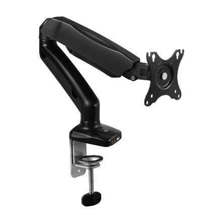 Ewent EW1515 plattskärmsfäste för skrivbord 68,6 cm (27") klämma/bult, svart Svart