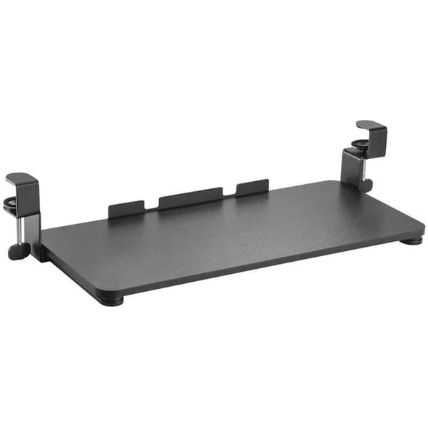 Maclean MC-839 Skrivbordsmonterad justerbar tangentbordsstativ Svart