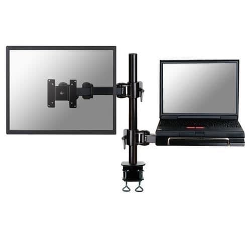 Monteringsstöd för skrivbord - NEWSTAR - FPMA-D960NOTEBOOK - Svart - Justerbar arm - Skärm 10-27 tum