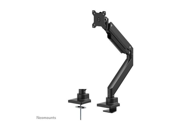 NEWSTAR Skrivbordsstället NewStar, modell NM-D775BLACKPLUS, lutar, vrids och vrids, det är lämpligt för platta skärmar