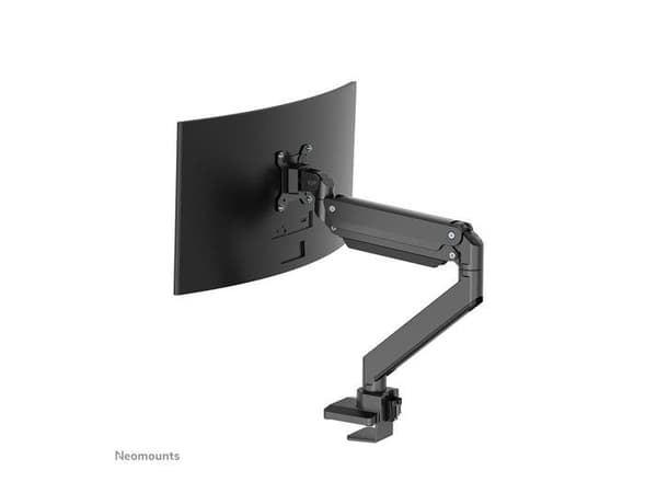NEWSTAR Skrivbordsstället NewStar, modell NM-D775BLACKPLUS, lutar, vrids och vrids, det är lämpligt för platta skärmar