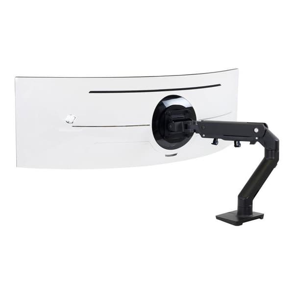 Bordstöd för skärm - ERGOTRON - 45-647-224 - 38,1 cm till 124,5 cm - Rotationsbar - Matt svart