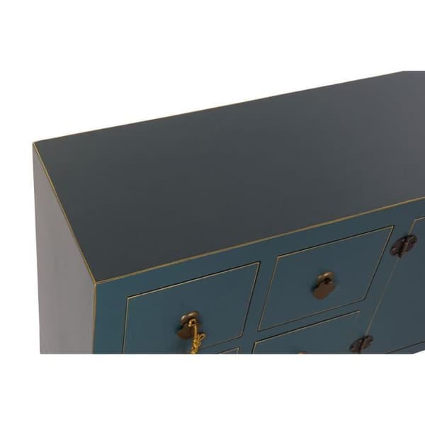 mörkblå orientalisk stil tv-skåp mdf, 130 cm gran