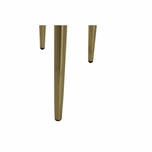 DKD Home Decor Set med 3 häckbord Svart Guld Metall Vit Grön Marmor Modern (68 x 46,5 x 53 cm) (3 enheter) -