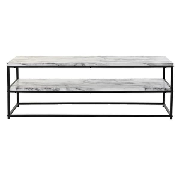 TV-skåp - Modernt - MDF trä - Vit - 120 cm