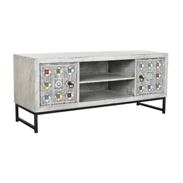 keramiskt tv-ställ i indisk stil, mango 130 cm