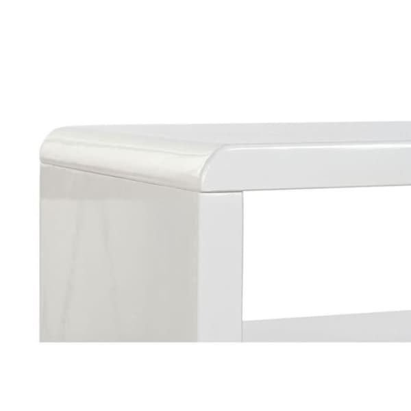 DKD Home Decor TV-skåp Vit Glas MDF (140 x 50 x 40 cm) - 8424001880645