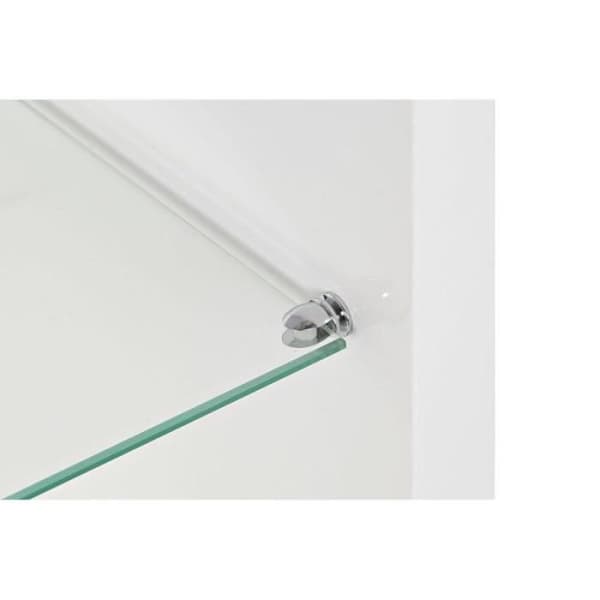 DKD Home Decor TV-skåp Vit Glas MDF (140 x 50 x 40 cm) - 8424001880645