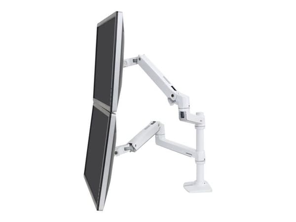Stöd TV - Ergotron - Serie 45 - 24 tum - Kapacitet 18 kg - Höjdjustering - Vit