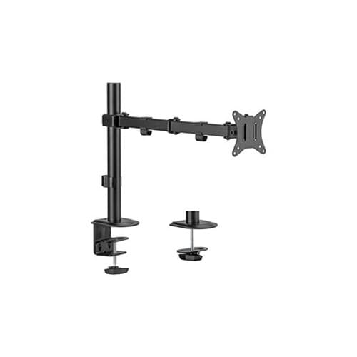 Gembird MA-D1-01 monteringssats - justerbar arm - för platt panel - rotera, luta, svänga, upp till 9 kg - svart av fin textur Svart