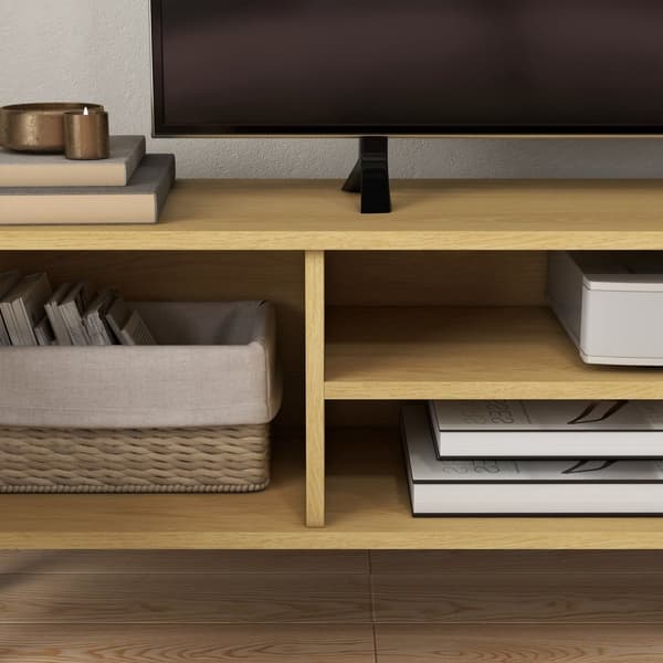 Rootz TV Stand - Scandinavian Lowboard - Entertainment Console - Plenty Storage - 150 x 30 x 42 cm