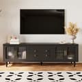 Miniatyrbild 4 av 11: Rootz Retro TV Lowboard - Entertainment Console - Media Unit - Gott lagring - 175 cm x 38 cm x 55,5 cm