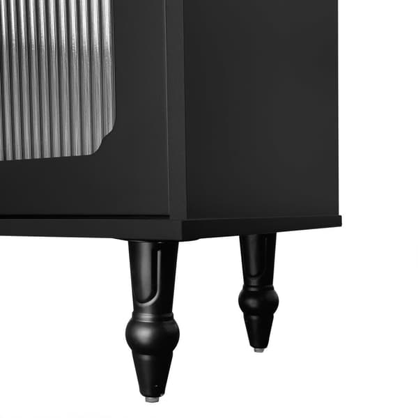 Rootz Retro TV Lowboard - Entertainment Console - Media Unit - Gott lagring - 175 cm x 38 cm x 55,5 cm