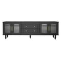 Miniatyrbild 2 av 11: Rootz Retro TV Lowboard - Entertainment Console - Media Unit - Gott lagring - 175 cm x 38 cm x 55,5 cm