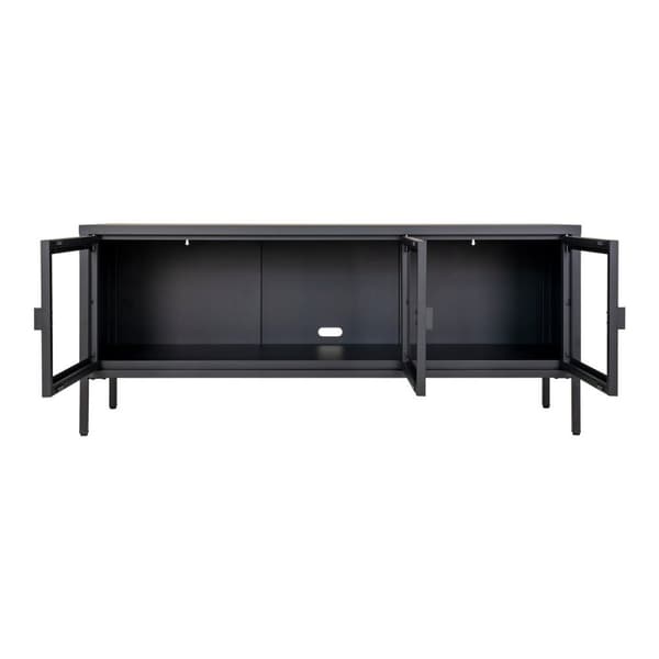 Rootz Brisbane TV -Bench - TV -teline - Mediakonsoli - Riittävä tallennustila - 130x40x55 cm