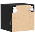 Miniatyrbilde 10 av 11: vidaXL LED TV-skap 2 stk Svart Eik 30x28,5x30 cm Ingeniørtre