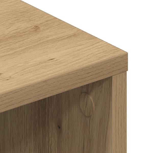 vidaXL TV Kabinett Artisan Ek Konstruerat Trä Medium Underhållande Enhet