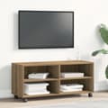 Miniatyrbild 2 av 10: vidaXL TV Kabinett Artisan Ek Konstruerat Trä Medium Underhållande Enhet