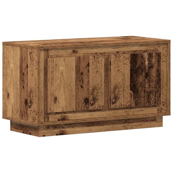 vidaXL TV-benk i gammelt tre 80x35x45 cm laget av konstruert tre