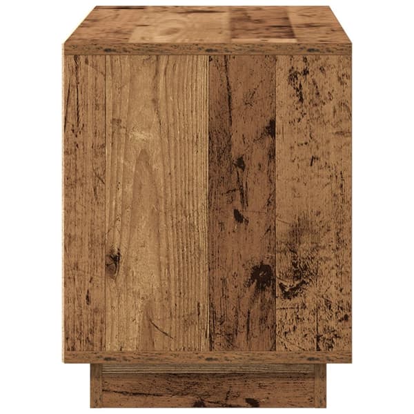 vidaXL TV-benk i gammelt tre 80x35x45 cm laget av konstruert tre