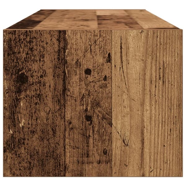 vidaXL TV-skap Gamle tre 100x31x25,5 cm Konstruert tre