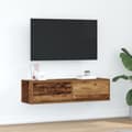 Miniatyrbilde 2 av 11: vidaXL TV-skap Gamle tre 100x31x25,5 cm Konstruert tre
