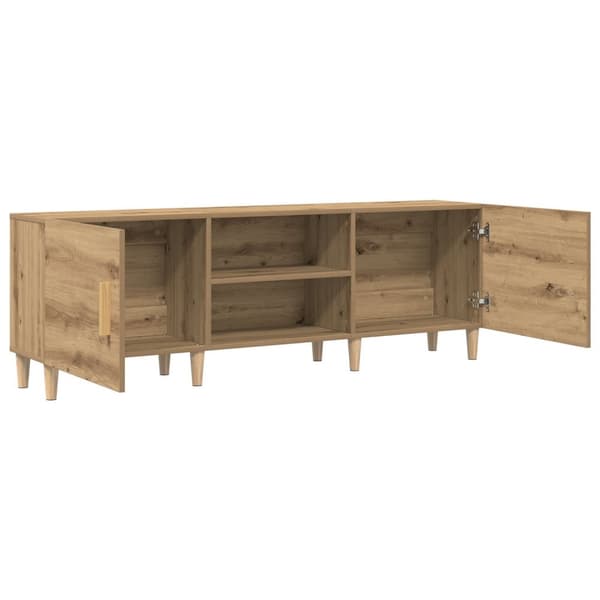 vidaXL TV-bord i artisan eik - 150x30x50 cm - Laget av ingeniørtre