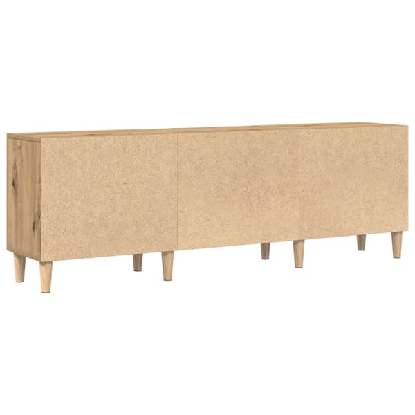 vidaXL TV-bord i artisan eik - 150x30x50 cm - Laget av ingeniørtre