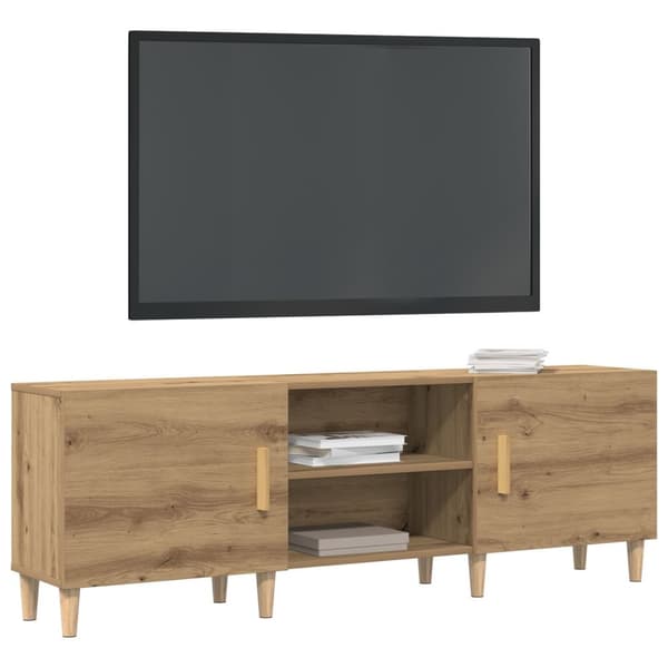 vidaXL TV-bord i artisan eik - 150x30x50 cm - Laget av ingeniørtre