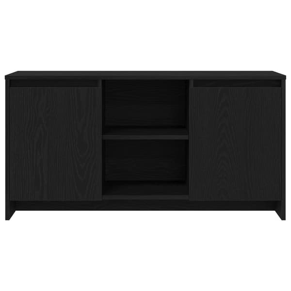 vidaXL TV-taso Musta Tammi 102x37,5x52,5 cm