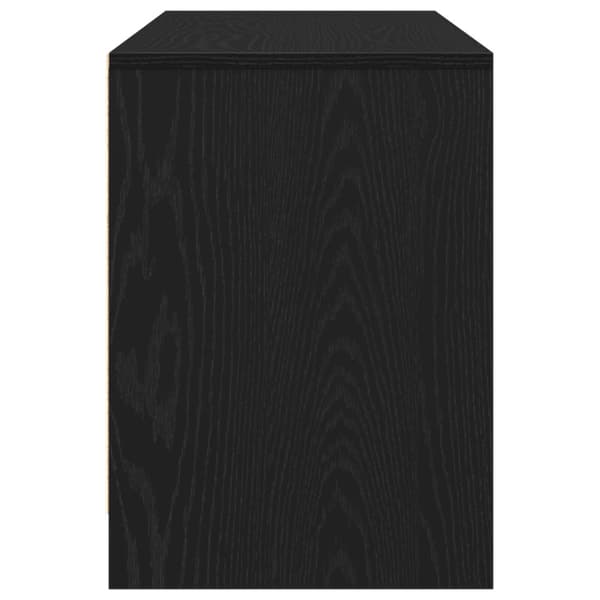 vidaXL TV-taso Musta Tammi 102x37,5x52,5 cm