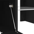 Miniatyrbillede 11 af 11: vidaXL TV Skab Sort Eg Konstrueret træ Medium TV Skab Rektangulær